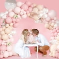 thumbnail image 3 of Pink Balloon Garland Arch Kit, Pink and White Balloons Different Size for Birthday Wedding Bridal Baby Shower Bachelorette Party Decorations, 3 of 7