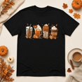 thumbnail image 4 of Pumpkin Spice Coffee Fall Shirt, Cute Autumn Latte Drinks Graphic Comfort Colors Tee, Cozy Pumpkin Season Halloween Thanksgiving Gift - Black, S, 4 of 4