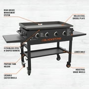 Blackstone 4-Burner 36 Griddle Cooking Station with Side Shelves