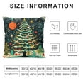 thumbnail image 5 of HENGT  Christmas Pillow Covers ,Christmas Pillow Cases,Holiday Seasonal Pillow Covers,Winter Decorations for Home,Pink Christmas Decorations,Merry and Bright Christmas Tree Pillow Covers, 5 of 5