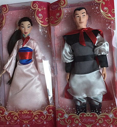 Disney Store Classic Doll Mulan & Li Shang Bundle by Disney 
