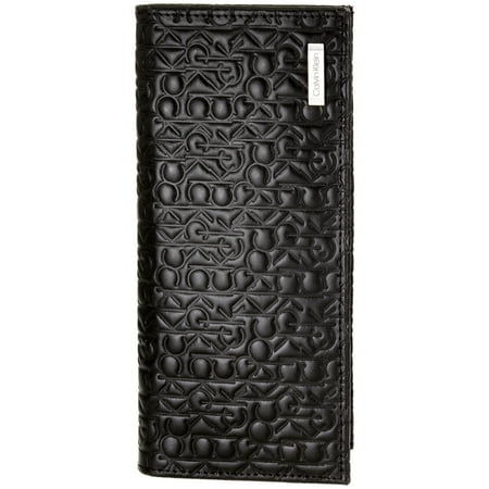 Calvin Klein Secretary Men's Large Black Leather Bifold Wallets 2974283-BLK