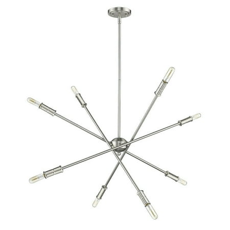 

CFC Lighting Mid-Century Modern Sputnik Satin Nickel Chandelier