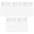 thumbnail image 4 of 5pcs Wide Mouth Lab Bottle: 270ml Plastic Clear Lab Reagent Bottles With Lid - High Transparency Nursery Containers For Laboratory Plant Animal Cell C, 4 of 4