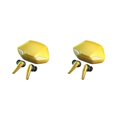 thumbnail image 1 of Moyic Auriculares 5,0 compatibles con Bluetooth, auriculares deportivos inalámbricos con cancelación de ruido, auriculares recargables de Amarillo 2Conjunto, 1 of 6