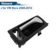 thumbnail image 4 of Mango de puerta interior trasera izquierda del lado del pasajero para VW Bora 2008-2012 Mango de puerta interior Negro Cromo 1 Pc, 4 of 6