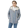 thumbnail image 2 of Orolay Women's Thickened Plaid Print Down Jacket with Hood, 2 of 7