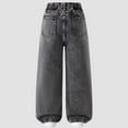 thumbnail image 5 of Taybagh Baggy Jeans for Girls Embroidered Girls Baggy Sweatpants Floral Versatile Wide Leg Pants Retro, 5 of 9
