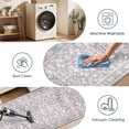 thumbnail image 6 of Washable Kitchen Runner Rug 2x5 ft, Non Slip Soft Low Profile Kitchen Rug with PVC Backing, Vintage Distressed Medallion Oriental Rug for Kitchen Sink, Hallway & Laundry Room, 6 of 6