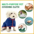 thumbnail image 6 of CICRKHB Dog Clothes Dog Cat Super Fast Drying Bath Towel Easy to Apply Towel Used to Dry Your Pet After A Bath or Swim Pet Supplies Blue, 6 of 8