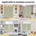 thumbnail image 5 of Sage Green Kitchen Curtains Window Panels, Modern Abstract Art Farmhouse Insulated Window Treatment Curtain, Grommet Curtains for Bedroom/Living Room/Bathroom, 2 Piece 52"Wx84"L, 5 of 8