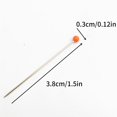 thumbnail image 4 of Kearding 250 Pieces Sewing Pin Colored Glass Balls Stitch Head Dressmaker Needles JewelryDIY Straight Fabric Quilting Safety De coser, 4 of 6