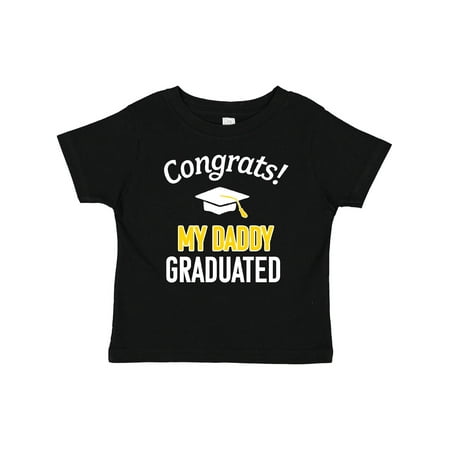 

Inktastic Congrats! My Daddy Graduated with Cap Gift Baby Boy or Baby Girl T-Shirt