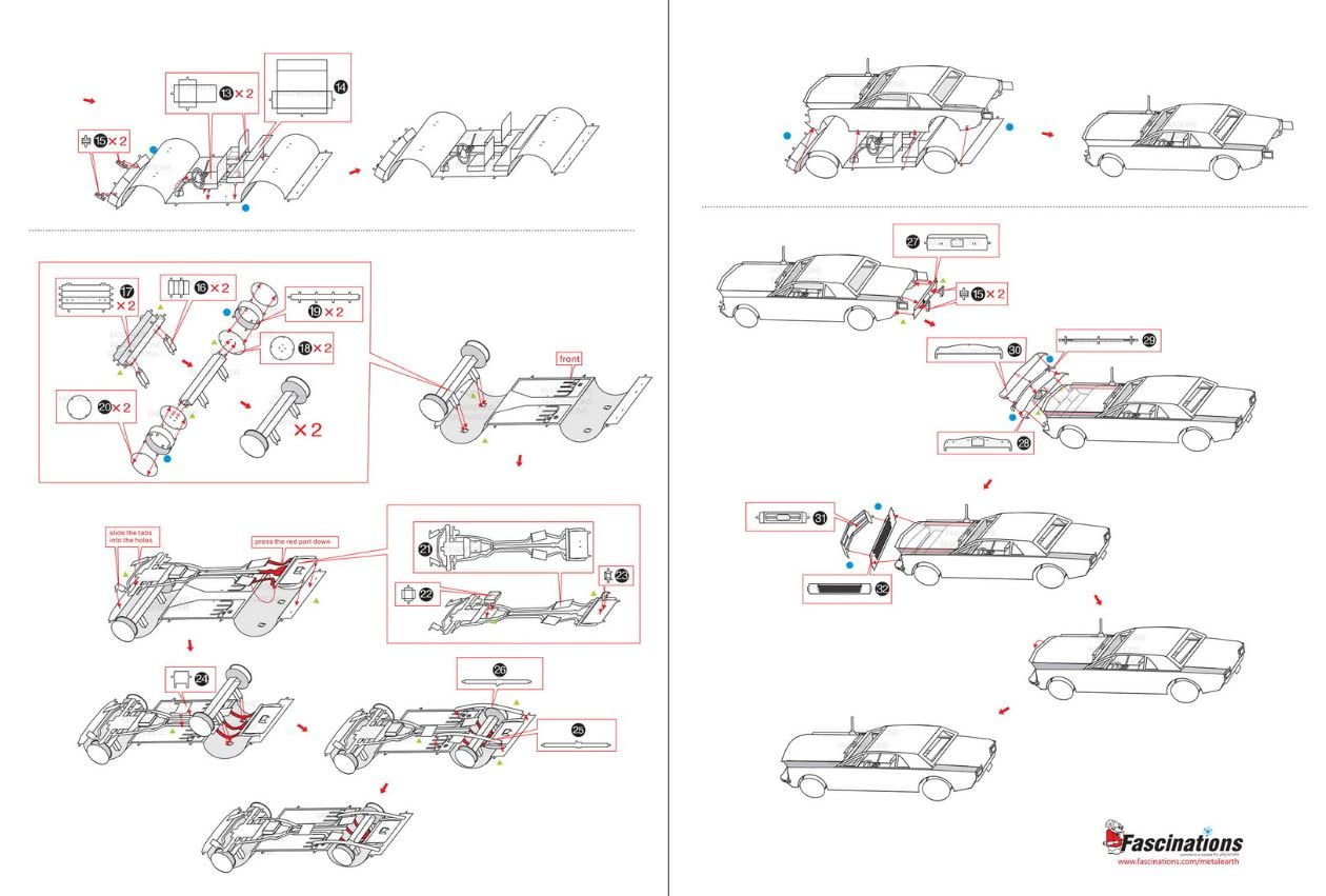 metal earth 1965 ford mustang