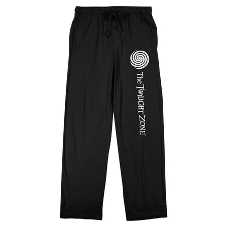 Twilight Zone Spiral Men's Black Sleep Pants-Medium