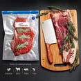 thumbnail image 3 of VICARKO Vacuum Sealer Zipper Bags 30 BPA Free with Air Valve Double Layers Sous Vide Cooking Replacement for Portable Handheld Pump Reusable Resealable Plastic Sandwich Freezer Bags for Food Storage K, 3 of 3