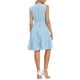 thumbnail image 3 of Vestido Casual INSPIRE CHIC sin mangas para mujer, con escote en V, por encima de la rodilla, vestido de verano en línea A, talla XL, azul claro, 3 of 6