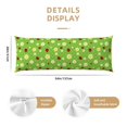 thumbnail image 2 of KLL Ultra Soft Microfiber Body Pillow Cover/Pillowcases 20"x54" with Hidden Zipper Closure-Daisies And Ladybugs, 2 of 5
