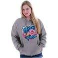 thumbnail image 3 of Airbrushed Dubble Bubble Big Poppa Unisex Plus Size Hoodie Brisco Brands 2X, 3 of 5