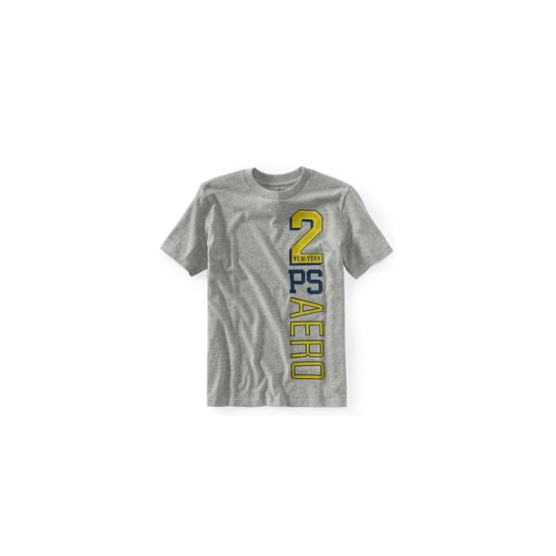 Aeropostale Boys PS New York Graphic T-Shirt, Gris, XL (14)