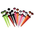 thumbnail image 1 of Pendiente de Espárragos Yinane 12 Piezas Cheater 16g Illusion Ear Taper Fake Gauge, 1 of 8