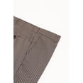 thumbnail image 2 of Men's Trousers, Slim Fit Polyester Classic and Stylish Brown Trousers, 2 of 3