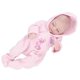 thumbnail image 4 of 10-inch Reborn Dolls soft silicone delicate facial details washable lifelike baby doll toy with pajamas pink, 4 of 5