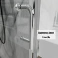 thumbnail image 6 of ES-DIY 34-35.5 in. W x 72 in. H Pivot Frameless Shower Door in Chorme Finish with Clear Glass, 6 of 7