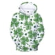 thumbnail image 3 of Sudadera con capucha de trébol de cuatro hojas con estampado 3D para hombre, sudadera con capucha de gran tamaño con gráficos de trébol de la suerte, sudadera con capucha para mujer, abrigo de manga l, 3 of 5