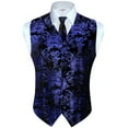 thumbnail image 2 of Gioberti Men's Formal 4pc Paisley Vest Necktie Bowtie and Pocket Square, 2 of 6