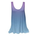 thumbnail image 2 of Clearance Staron Women Tank Tops Loose Fit Basic Round Neck Shirts Flowy Gradient Sleeveless Casual Soft Tank Tops, 2 of 5