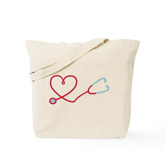 CafePress - I Love Medicine Tote Bag - Unisex Canvas Tote Bag, Beige, 1-Piece