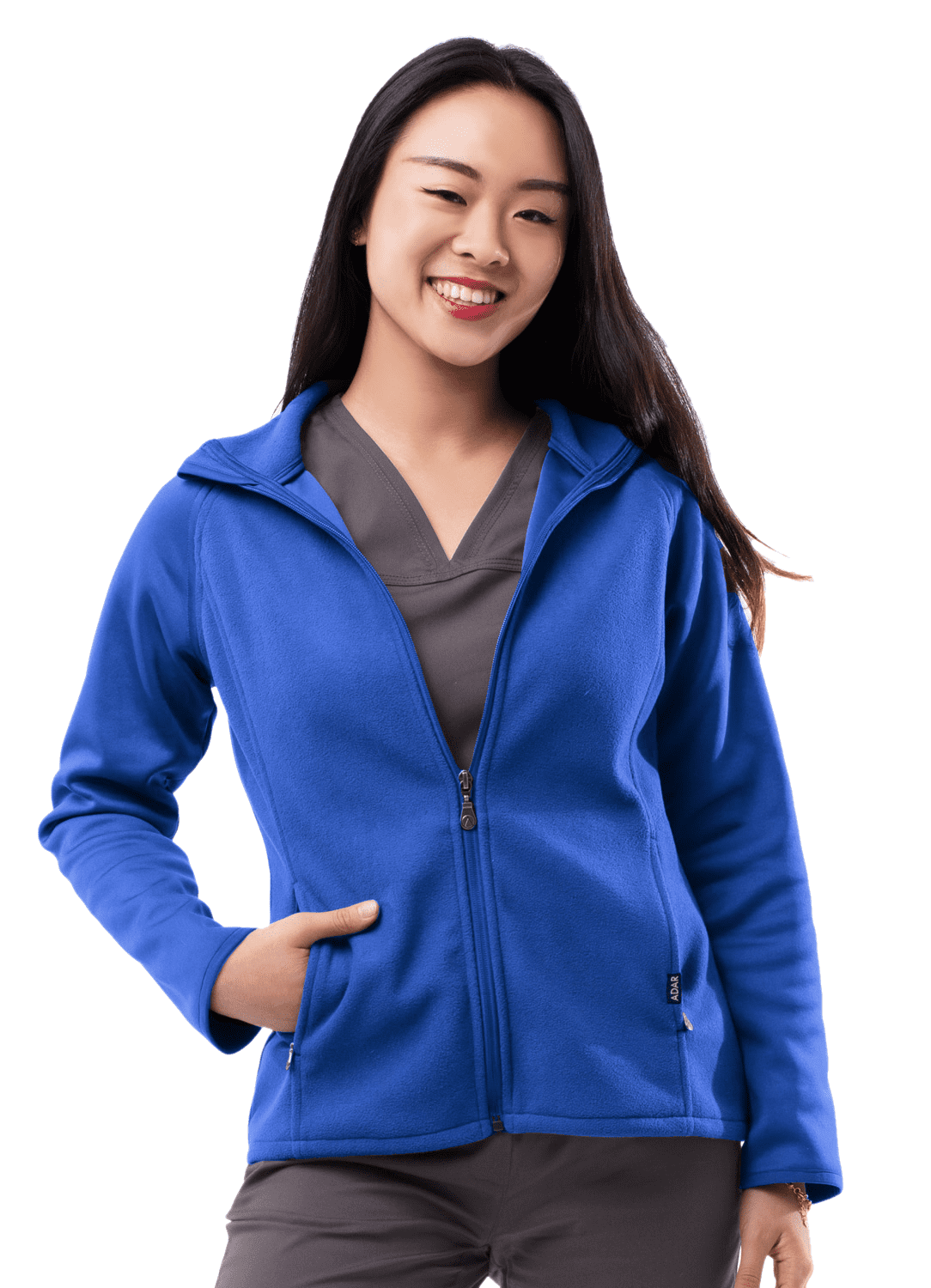 Adar Pro Fleece Jacket For Women Bonded Fleece WarmUp Jacket