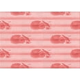 thumbnail image 1 of Ahgly Company Tapis Rectangulaire Rouge Lavable en Machine, 4 Pieds x 6 Pieds, 1 of 7