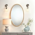 thumbnail image 2 of Alden Décor Breeze Braided Oval Mirror, 2 of 5