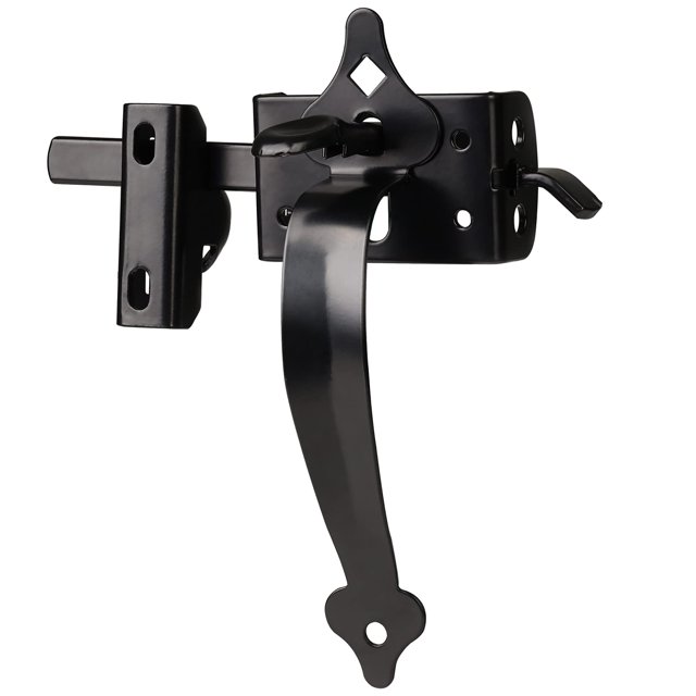 Pestillo de puerta Pestillo de pulgar Hardware Pestillo de puerta para cerca de madera Pestillos autoblocantes resistentes con mango de 8 pulgadas Kit de puerta para cerca de madera y puerta abatible