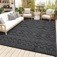 thumbnail image 3 of Outdoor Area Rug Waterproof Plastic Straw Rug, Plastic Straw RV Mat, Stain-Resistant Indoor Outdoor Carpet for Patio, Deck, Balcony, Picnic & Beach, 3 of 9
