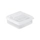 thumbnail image 1 of Caja de almacenamiento para 2 rebanadas de queso, especial para refrigerador, para cebolla, jengibre, ajo, frutas, cubitos de mantequilla, empaquetado por separado, 1 of 5