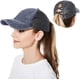 thumbnail image 1 of Gorra de béisbol con cola de caballo YONGSHENG para mujer ajustable de secado rápido, 1 of 5