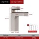 thumbnail image 1 of Abrazadera de vidrio para escalera, soporte plano para escalera, 2 uds. O un par, soporte de estante flotante de cromo pulido ajustable, resistente, 1 of 5