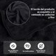 thumbnail image 4 of Juego de Toallas de Baño 3 Piezas Toallas de Microfibra Ultra Suaves y de Secado Rápido Altamente Absorbentes para Hogar, Hotel, SPA, Gimnasio (3X Negro), 4 of 4
