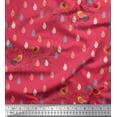 thumbnail image 1 of Soimoi Velvet Fabric Feather,Branch & Bird Kids Print Sewing Fabric Yard 58 Inch Wide, 1 of 1