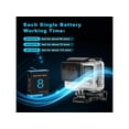 thumbnail image 4 of 2 Pack Batteries for Gopro Hero 8 7 6 5 Black Battery Charger and 3-Channel LED USB Storage Charger, Fully Compatible with Hero 8 7 Black Go Pro 5 6 7 8 1500mAh Battery, 4 of 6