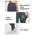 thumbnail image 6 of baleaf Women's Fleece Lined Joggers Winter Thermal Pants Dark Gray XL, 6 of 7