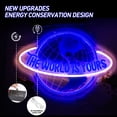thumbnail image 4 of Y YUNHSOM The World is Yours Neon Sign, UV Printing Usb Power Dimmable Led Light Signs for Wall Decor,for Office, Graduation Party, Birthday Gifts(16.5*11.8 Inch), 4 of 7