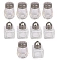 thumbnail image 6 of 10 Mini Glass Salt & Pepper Shakers - Portable for Travel & Baking, 6 of 6