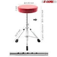 thumbnail image 4 of 5 Core Adjustable Padded Drum Throne with Anti-Slip Feet, 4 of 5