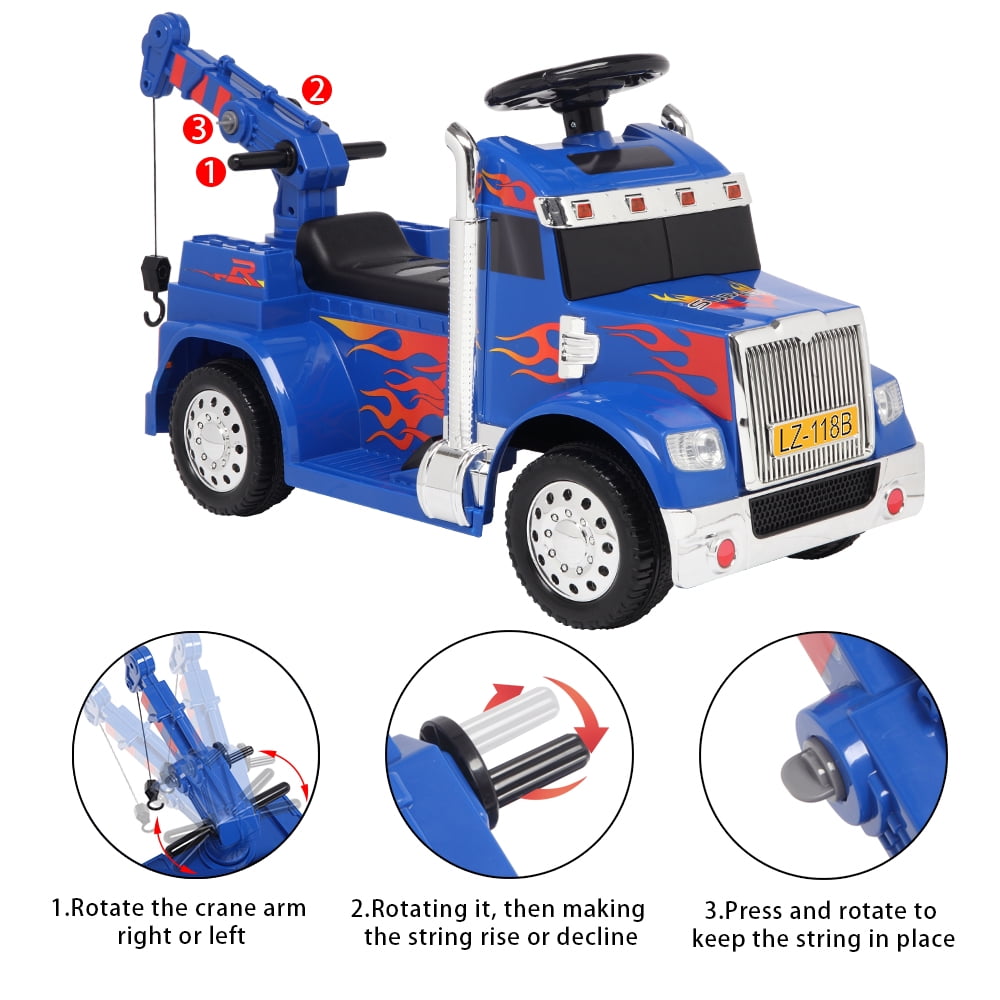 Lowestbest 6V Kids Small Crane Ride On Car, with 2.4G Remote Control and Music Board for Children 2 to 5 Years Old ?? Lowestbest 6V Kids Small Crane Ride On Car, with 2.4G Remote Control and Music Board for Children 2 to 5 Years Old ??