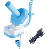 LQQBOX Yarn Winder, Electric Yarn Ball Winders,10oz Large Automatic Winder for Crocheting and Knitting,The Helper for Knitting Enthusiast (Blue)