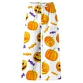 thumbnail image 5 of SNOWSONG Pants for Men, Halloween Pants Men's Loose Fit Sweat Pants Halloween Pumpkin Beach Pants with Pockets, Baggy Pants Men, Halloween Pajamas, 1X Pants, E 3XL, 5 of 5